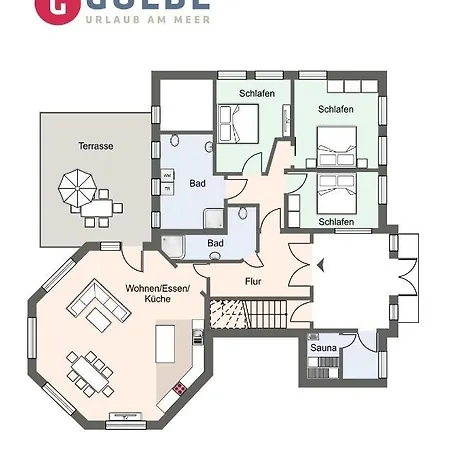 Dreilanden Fenne Daire Sankt Peter-Ording